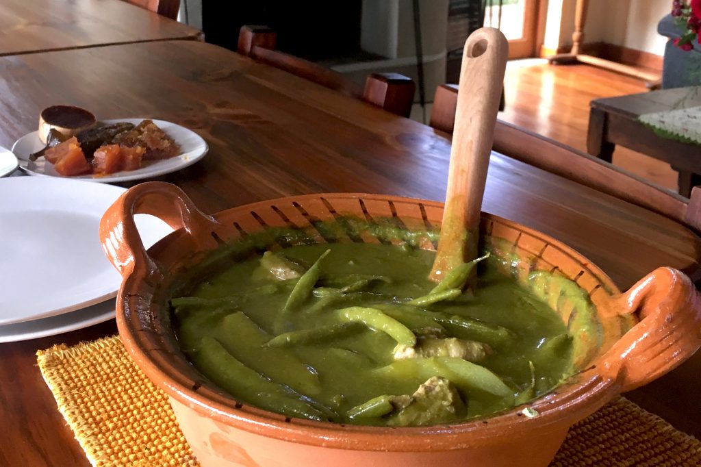 Mole Verde for Lunch