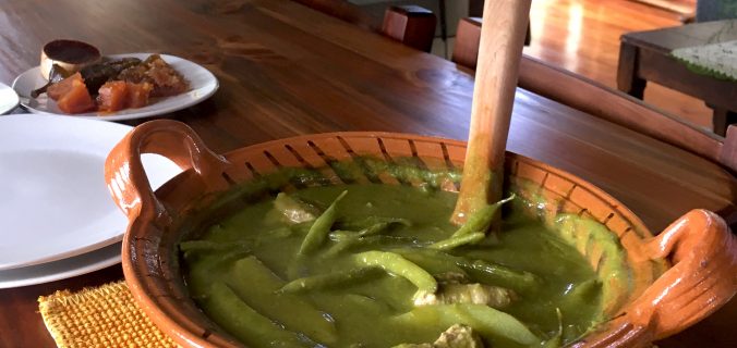 Mole Verde for Lunch